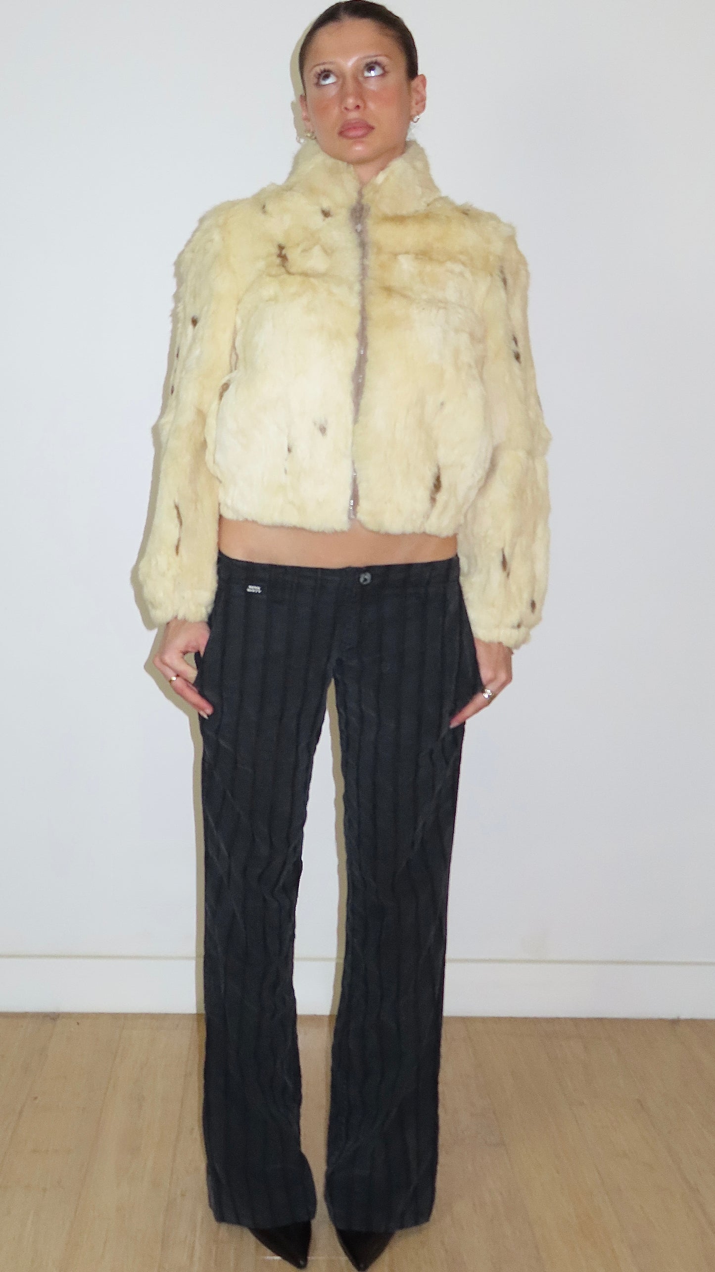 DINO RICCO RABBIT FUR JACKET / MEDIUM