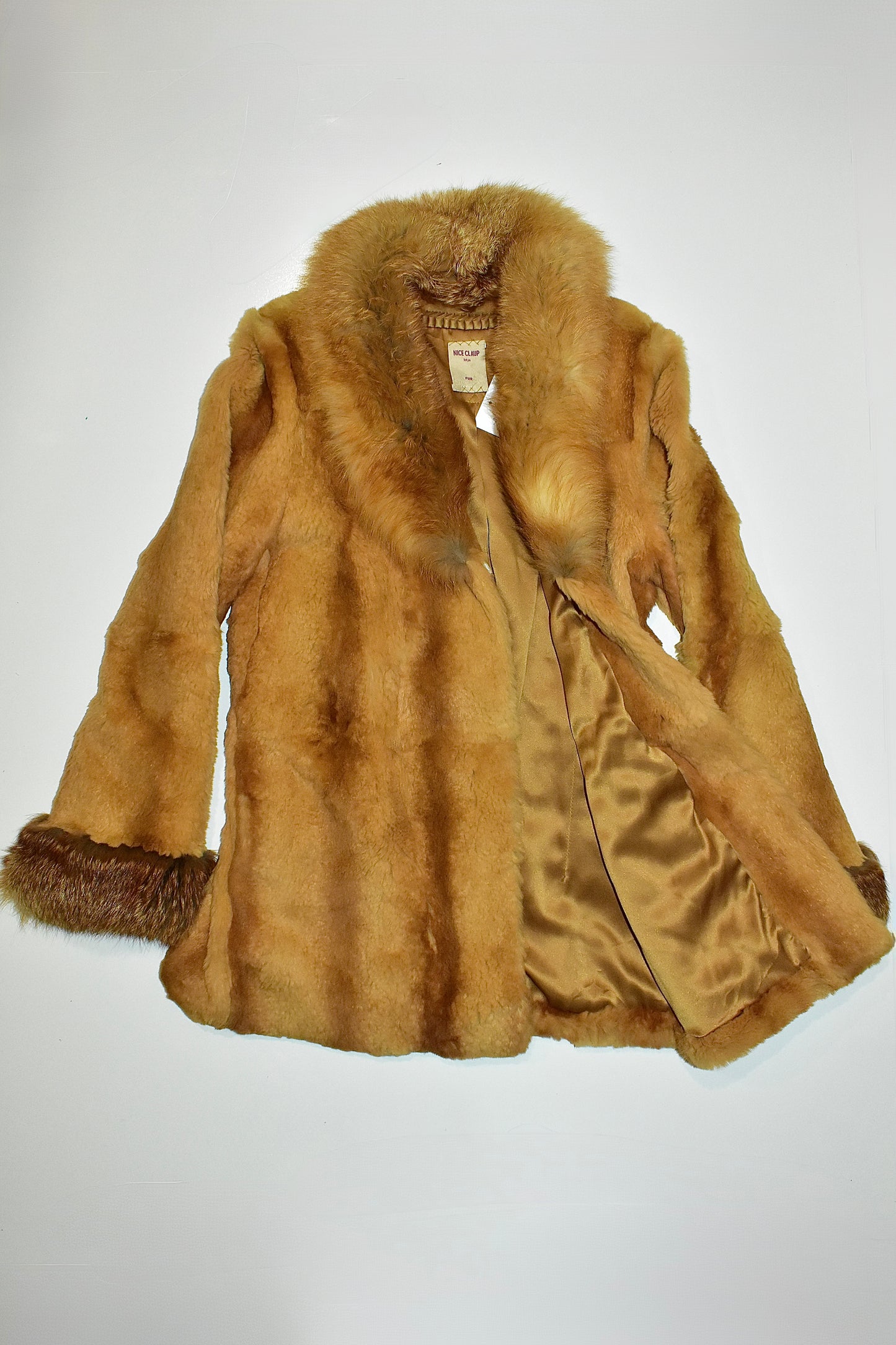 NICE CLAUP TOKYO RABBIT FUR COAT / KOREAN 66