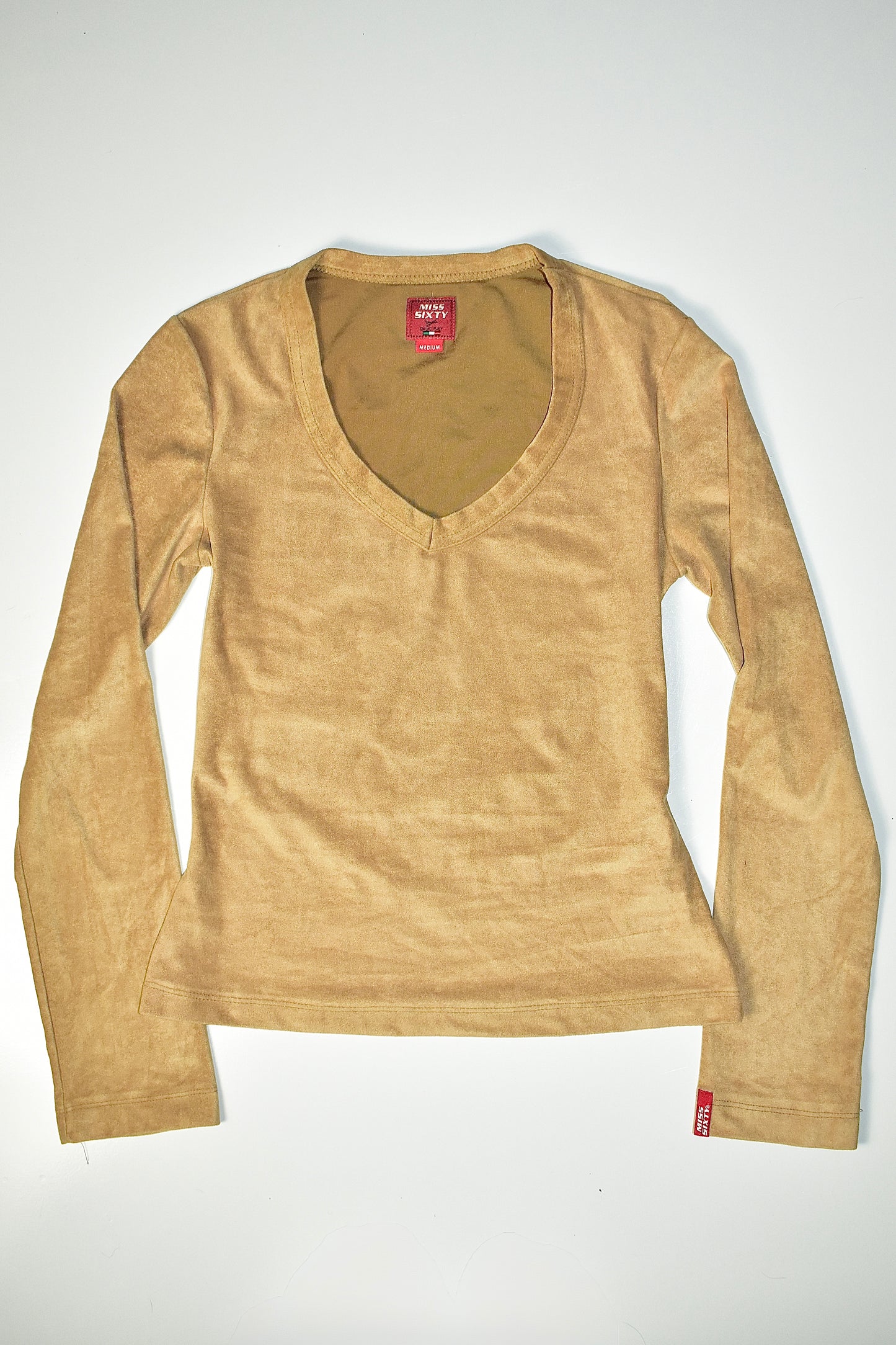 MISS SIXTY FAUX SUEDE LONG SLEEVE / MEDIUM