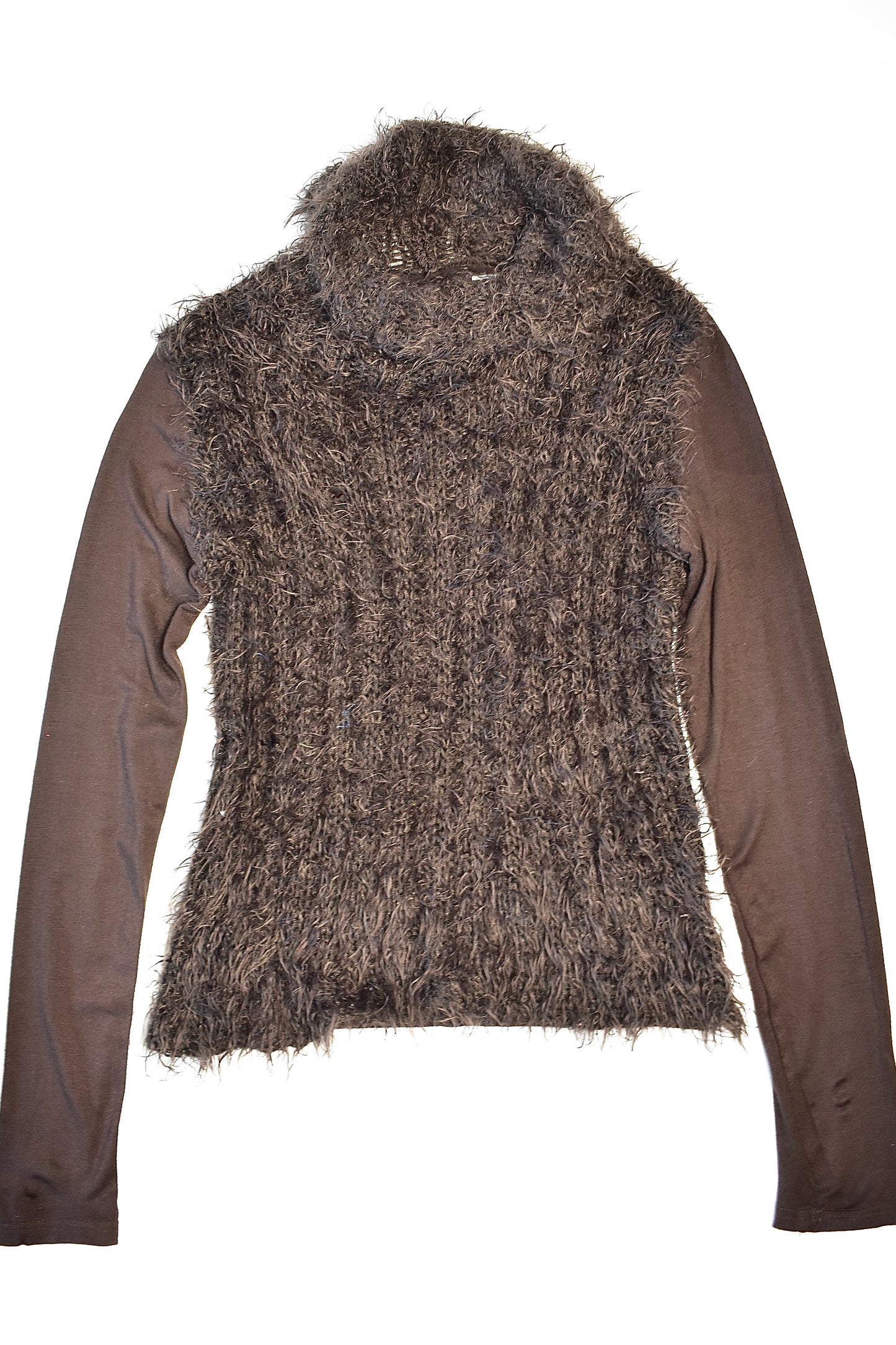 SHAGGY FAUX FUR LONG SLEEVE / EST. SMALL
