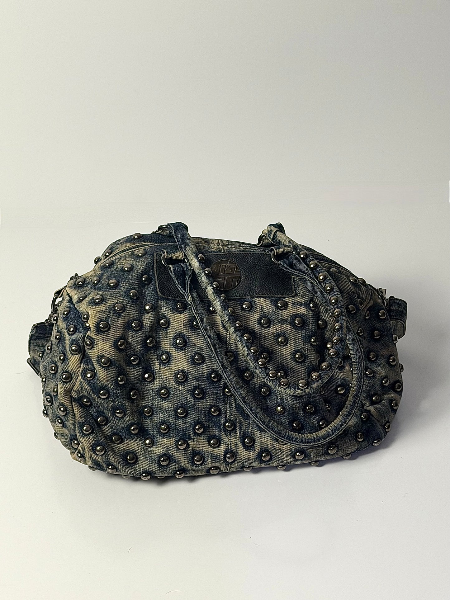 MISS SIXTY STUDDED DENIM BAG