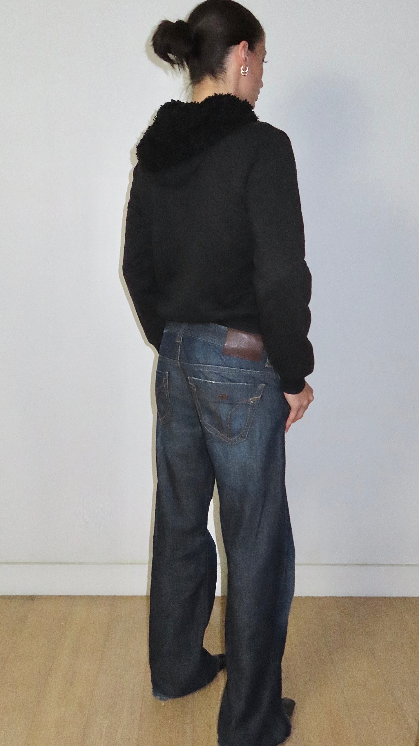 HYSTERIC GLAMOUR REVERSIBLE HOODIE / EST. M