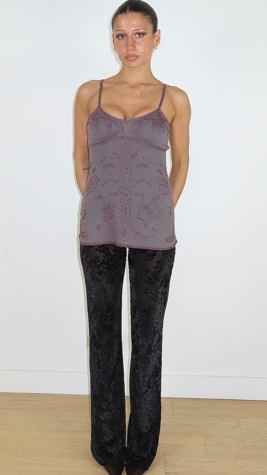 EZRA FITCH BEADED CAMISOLE / M