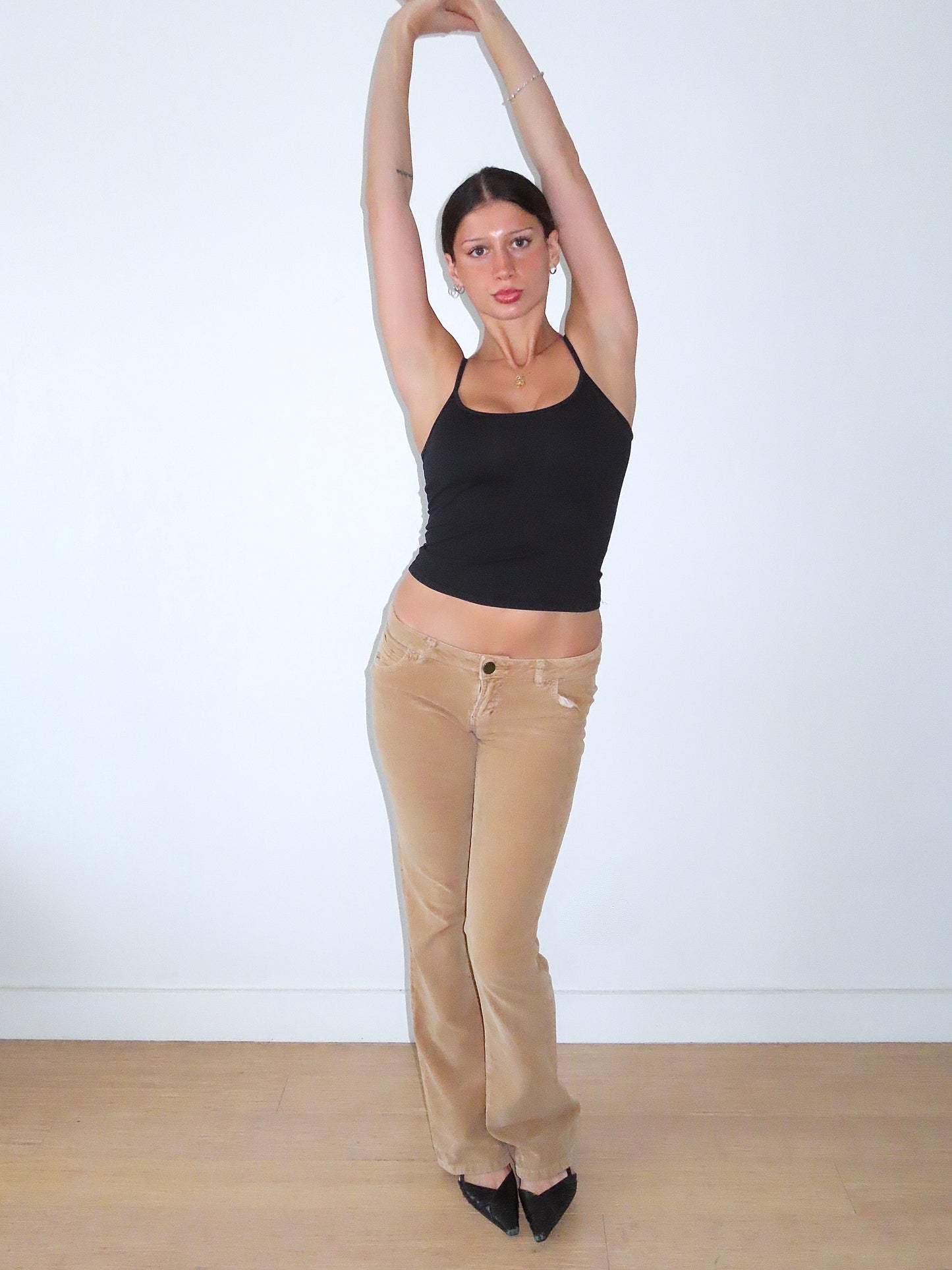 MISS SIXTY EXTRA LOW TY CORDUROY PANTS / SIZE 25