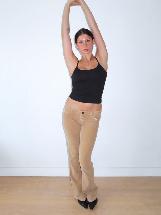 MISS SIXTY EXTRA LOW TY CORDUROY PANTS / SIZE 25
