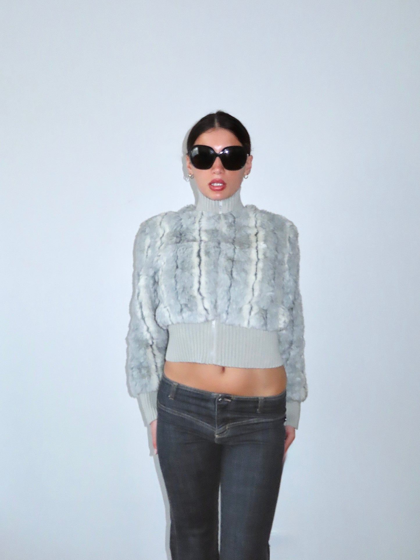 RAVE FAUX FUR JACKET / SMALL
