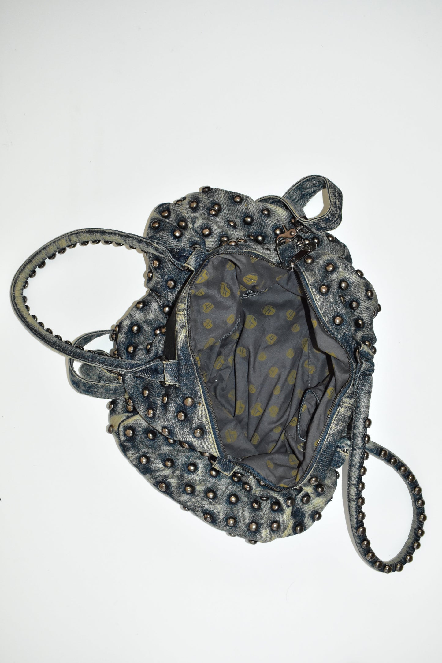 MISS SIXTY STUDDED DENIM BAG