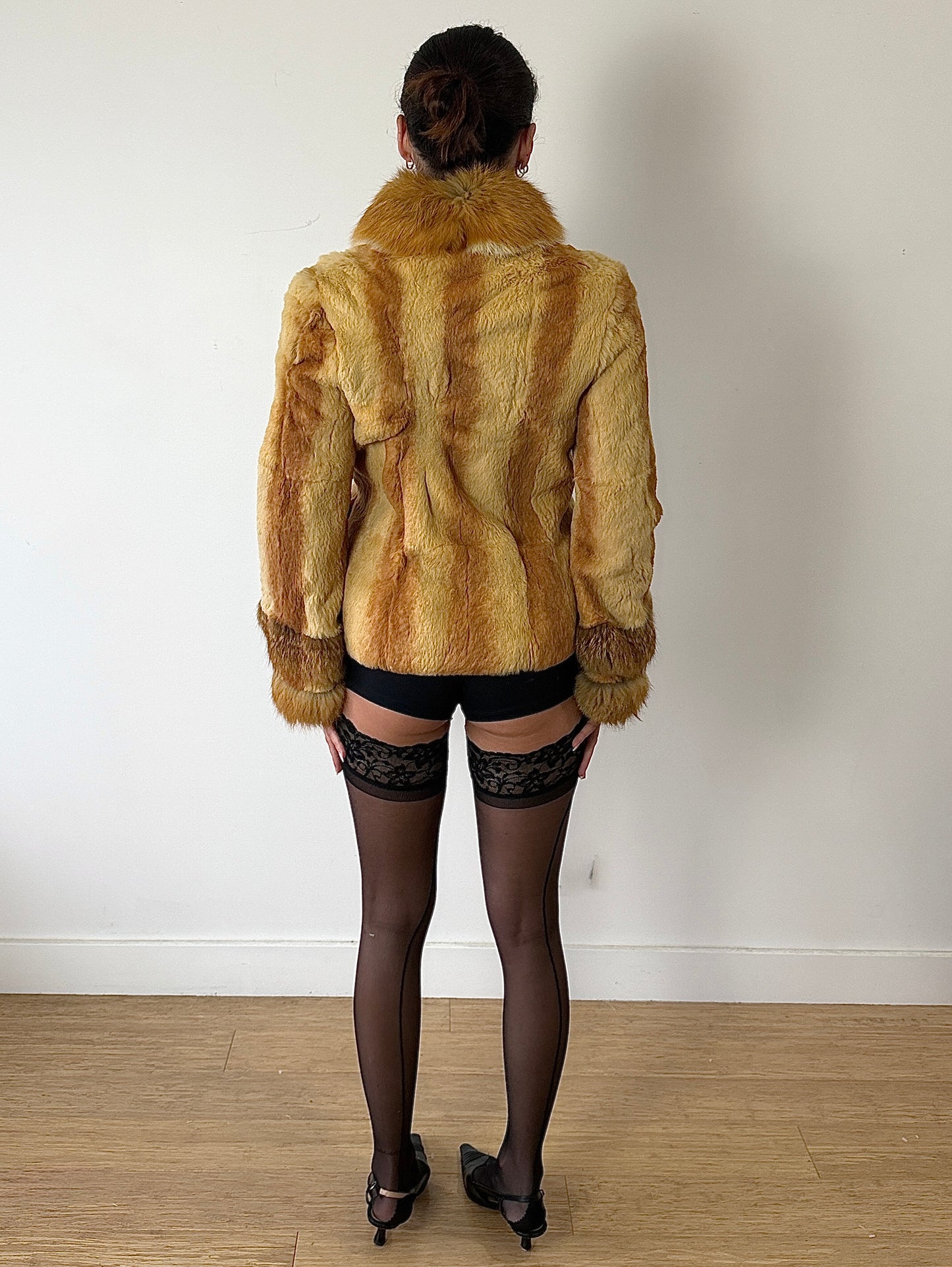 LUSSO RABBIT FUR JACKET / EST. SMALL