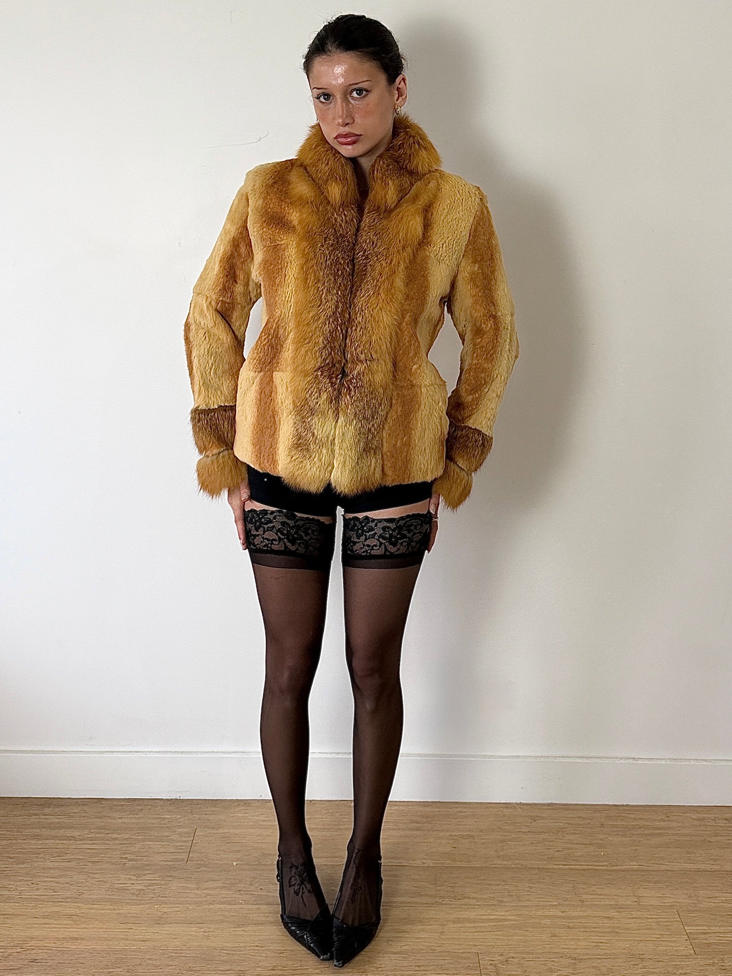 LUSSO RABBIT FUR JACKET / EST. SMALL