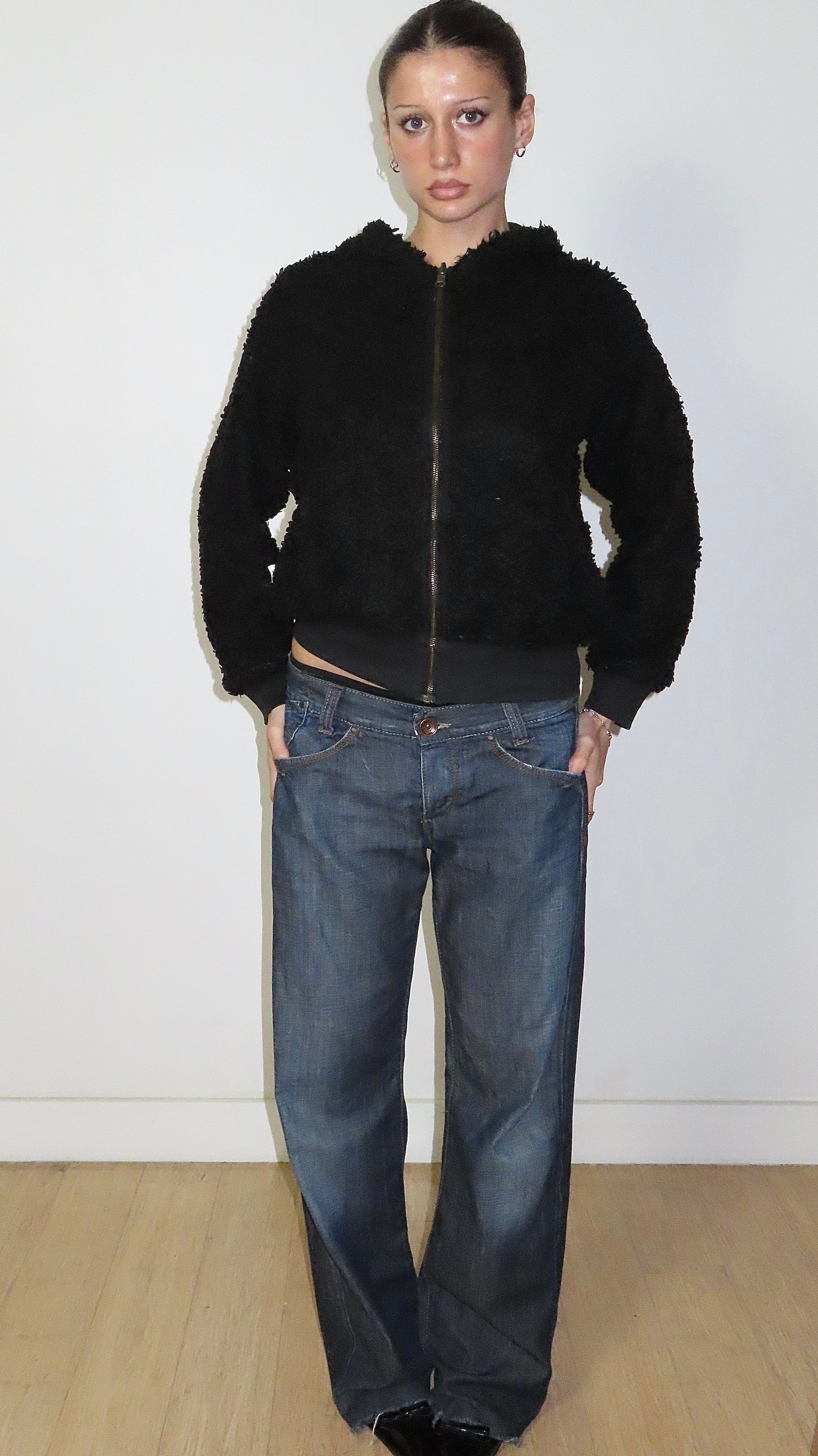 HYSTERIC GLAMOUR REVERSIBLE HOODIE / EST. M