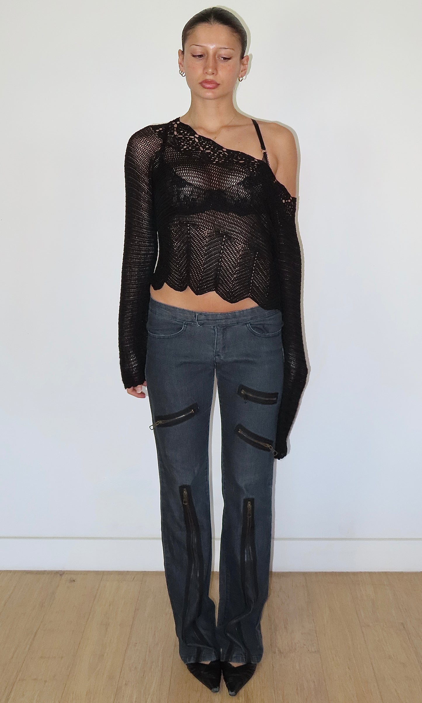 KILLAH BY MISS SIXTY ZIP JEANS / MEDIUM