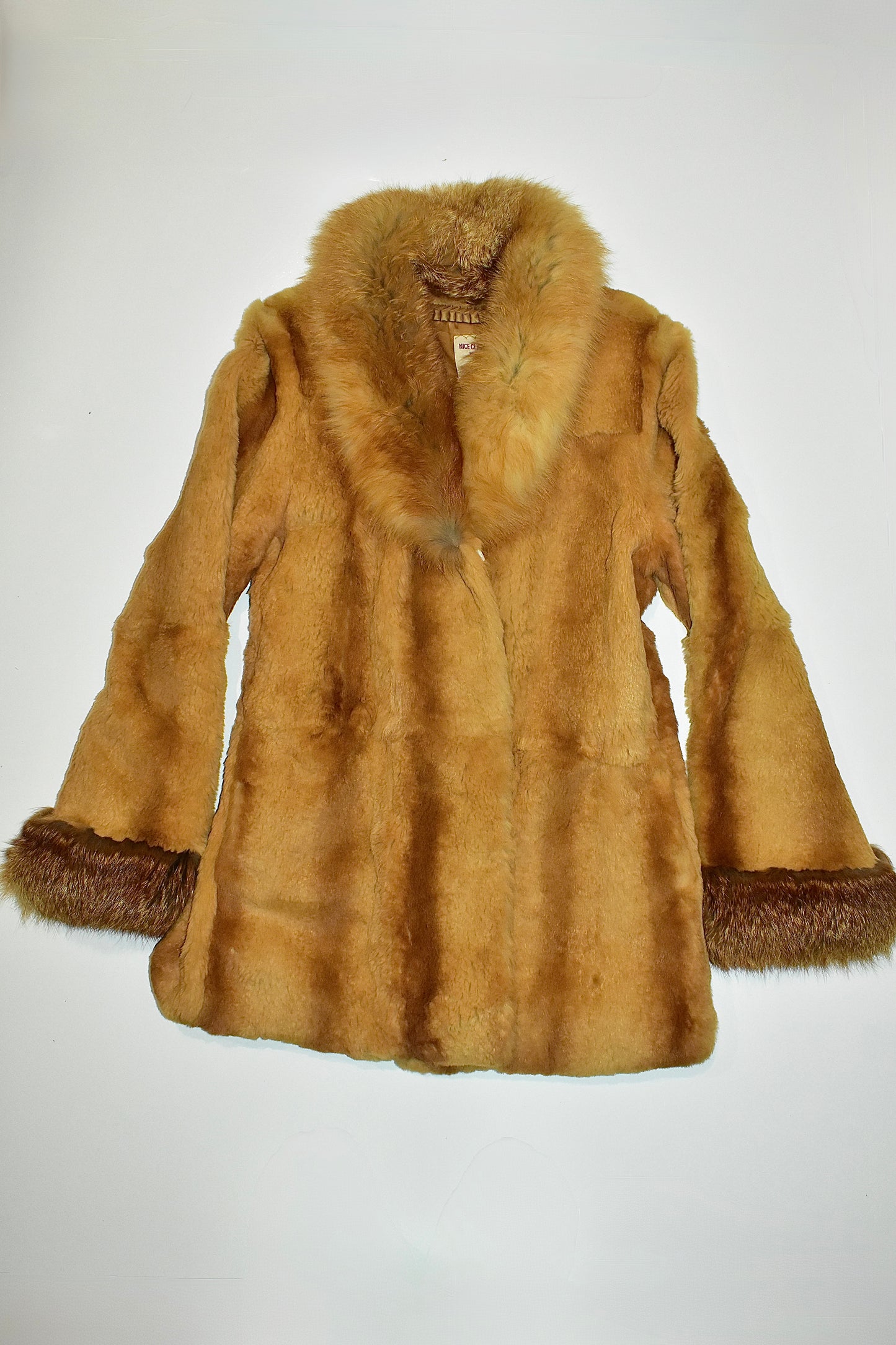 NICE CLAUP TOKYO RABBIT FUR COAT / KOREAN 66
