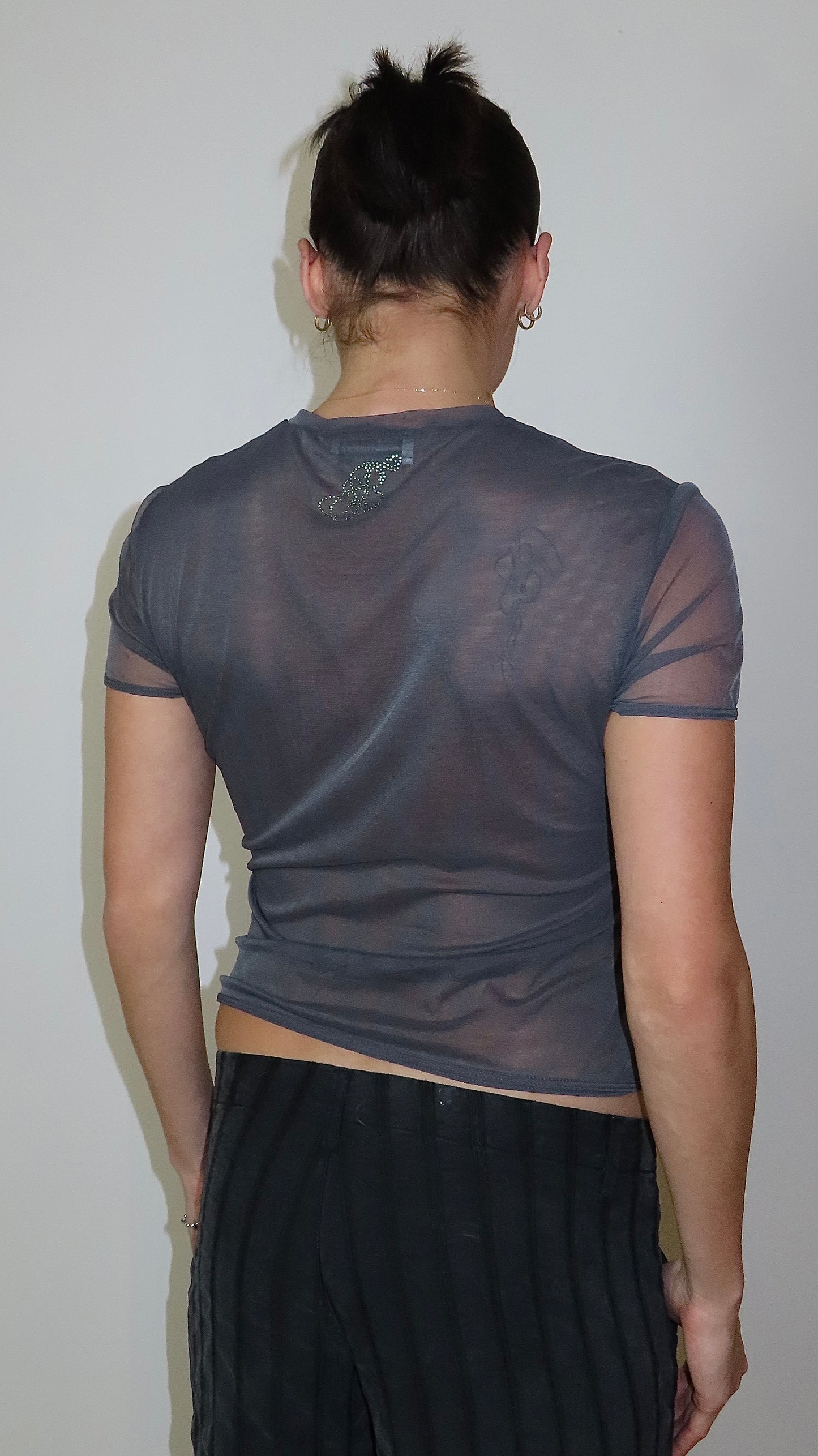 BLUMARINE DIAMENTE ANGEL WING BABY TEE/ IT 42