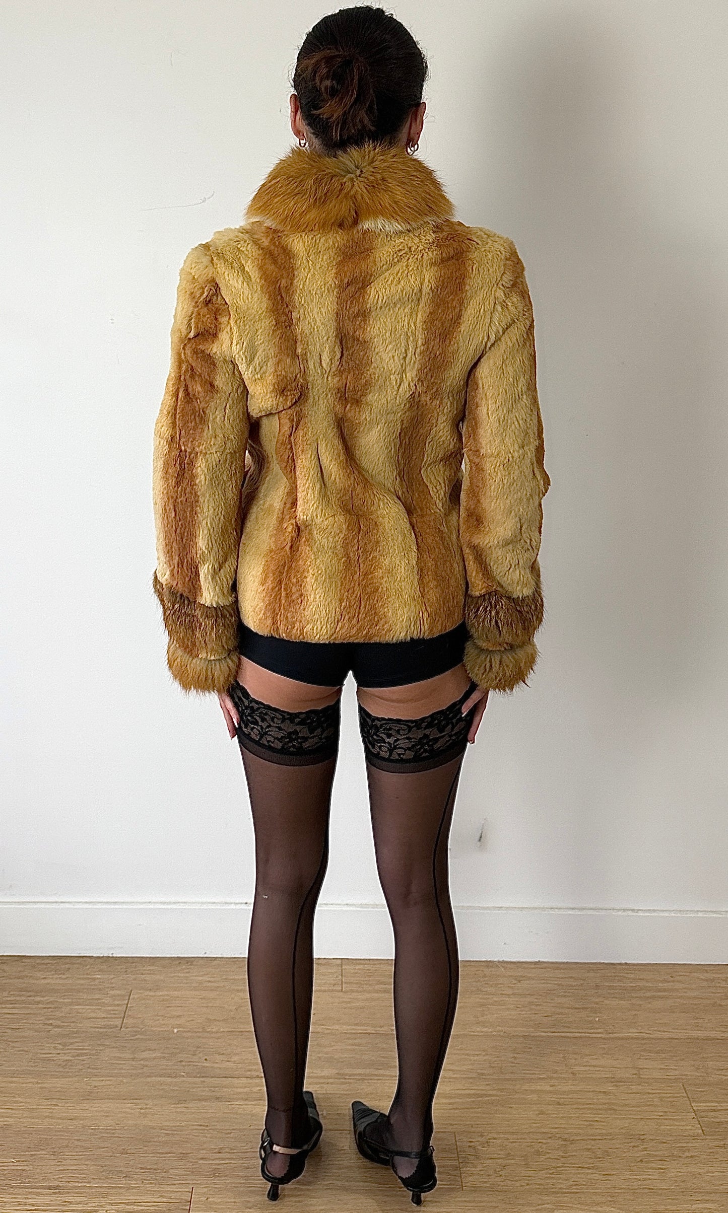 LUSSO RABBIT FUR JACKET / EST. SMALL