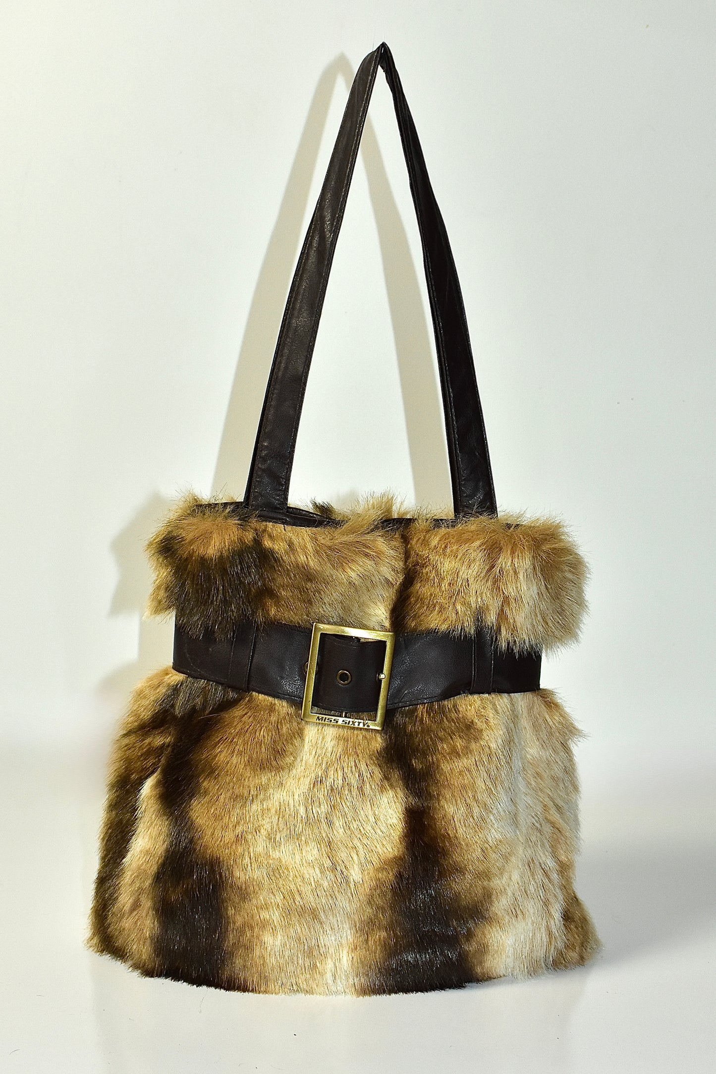 MISS SIXTY FAUX FUR HANDBAG