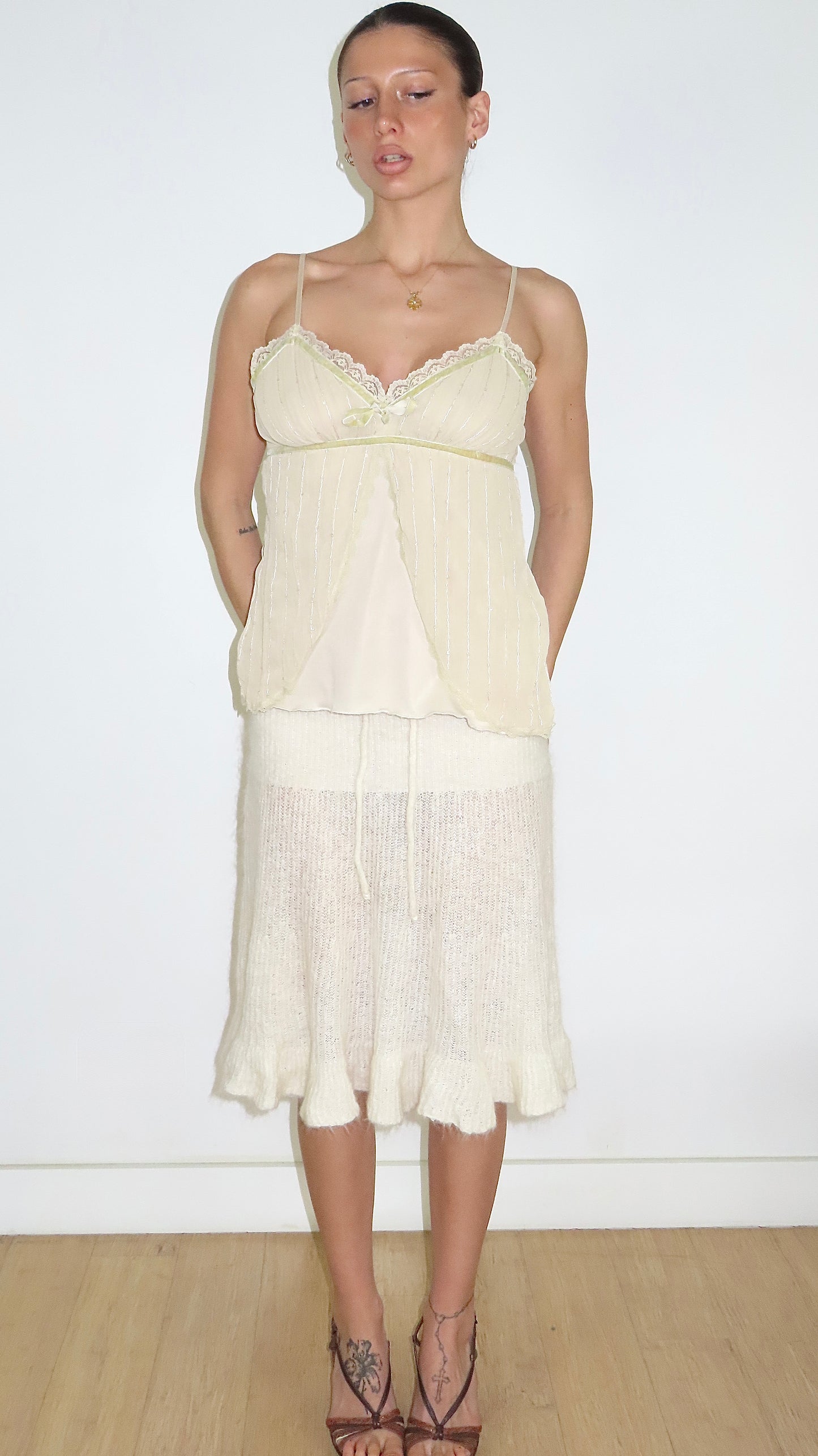 HEART SOUL CHIFFON SEQUIN CAMI / EST. M