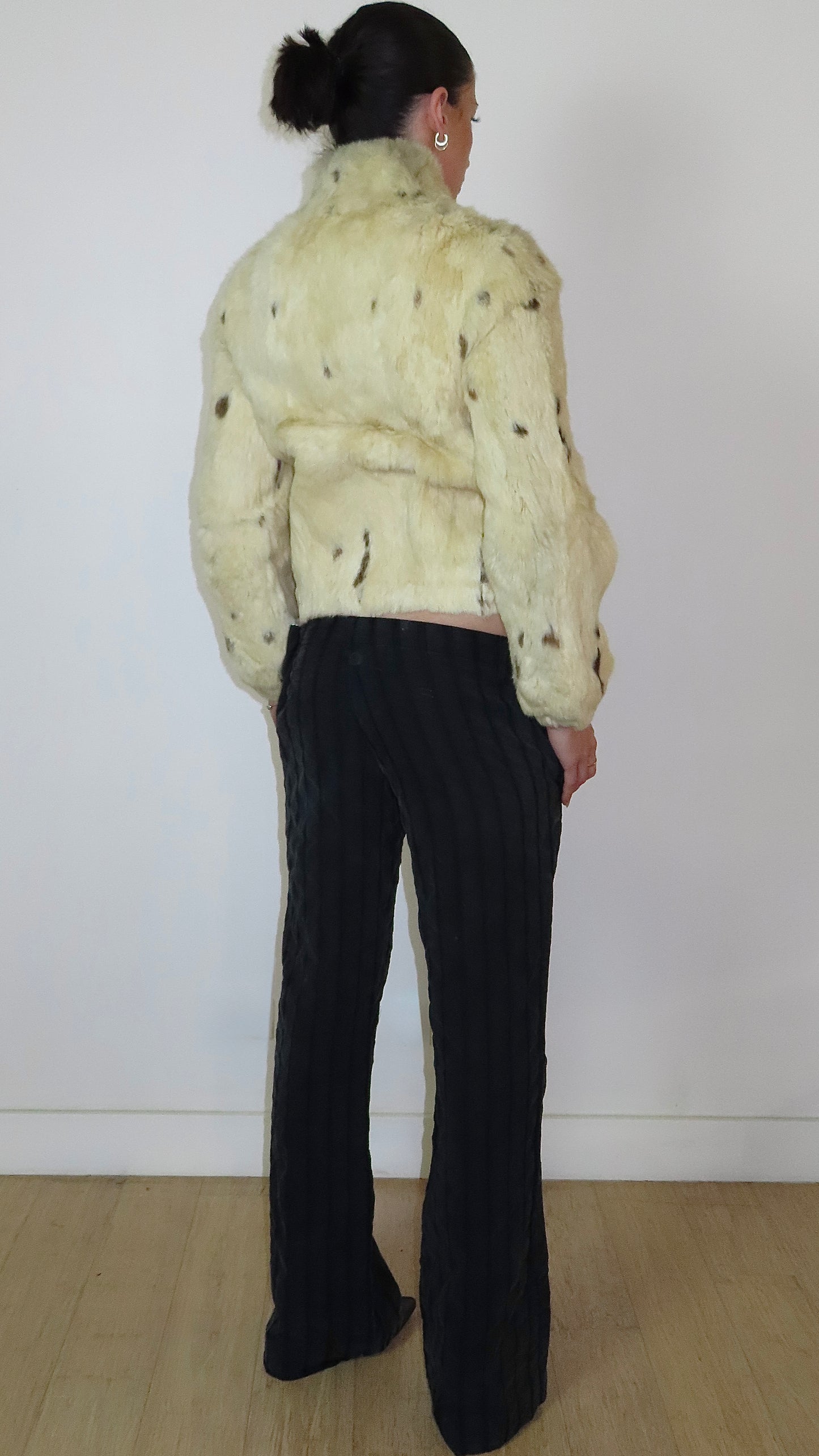 DINO RICCO RABBIT FUR JACKET / MEDIUM