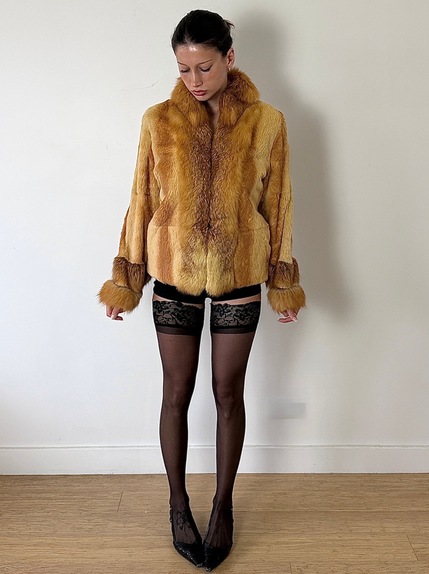 LUSSO RABBIT FUR JACKET / EST. SMALL