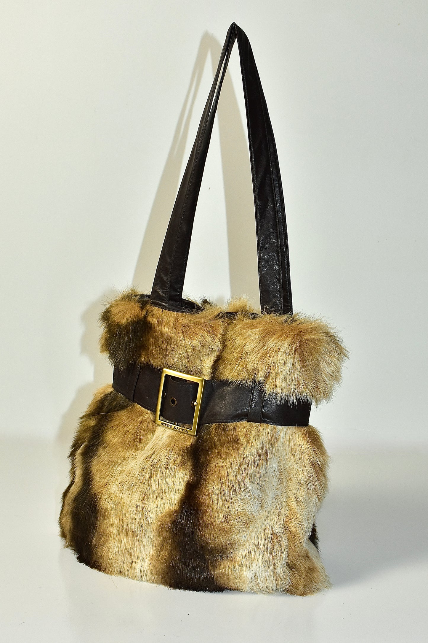 MISS SIXTY FAUX FUR HANDBAG