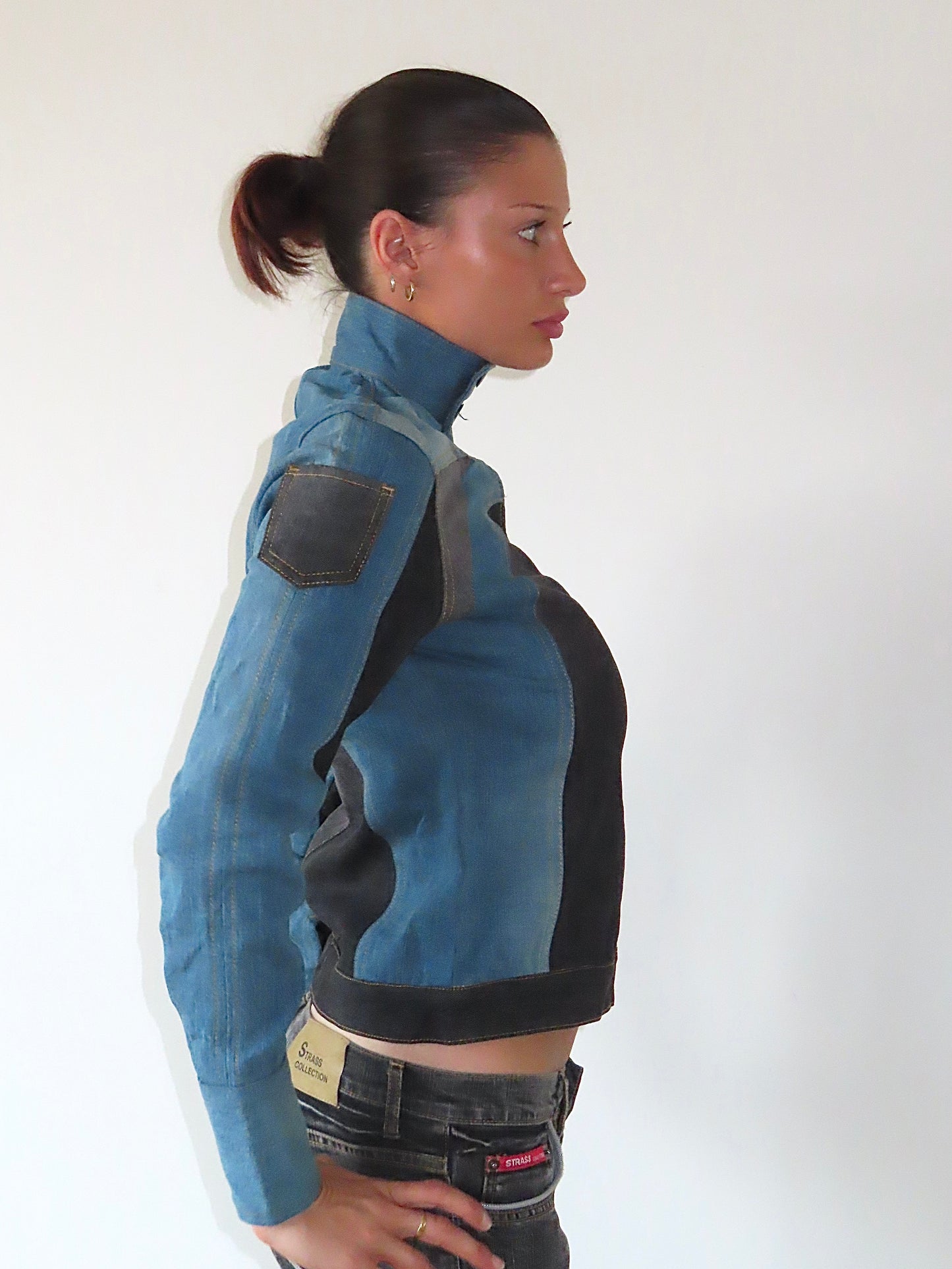 DENIM REWORK JACKET #5 / SMALL