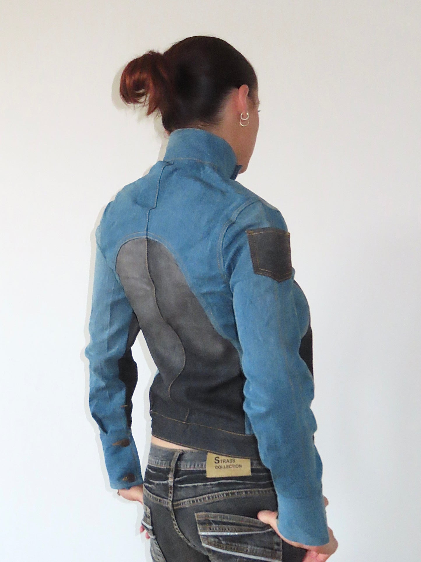 DENIM REWORK JACKET #5 / SMALL
